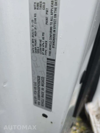 2023 Ram ProMaster 3500 Cargo Van High Roof 159.0" WB - miniatura 5