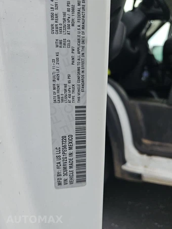 2023 Ram ProMaster 3500 Cargo Van Super High Roof 159.0" WB - miniatura 13