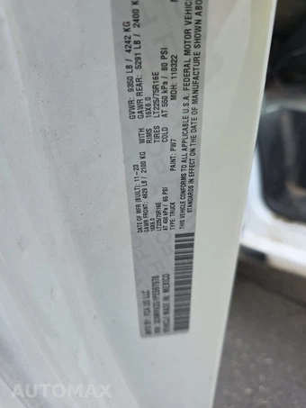 2023 Ram ProMaster 3500 Cargo Van Super High Roof 159.0" WB - miniatura 13