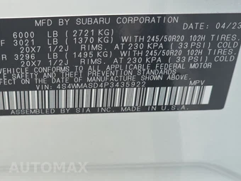 2023 Subaru Ascent Limited - miniatura 15