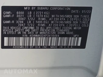 2023 Subaru Ascent Limited - miniatura 15