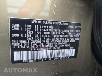 2023 Subaru Ascent Onyx Edition Limited - miniatura 5