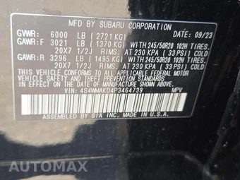 2023 Subaru Ascent Onyx Edition Limited - miniatura 2