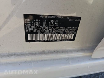 2023 Subaru Impreza 5-Door Hatchback – miniatura 14