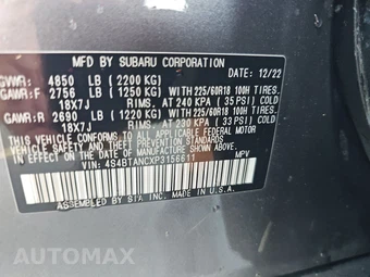2023 Subaru Outback Limited - miniatura 14
