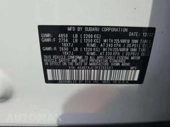 2023 Subaru Outback Onyx Edition - miniatura 5