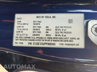 2023 Tesla Model 3 Standard Range - miniatura 5