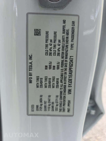 2023 Tesla Model 3 Standard Range - miniatura 5