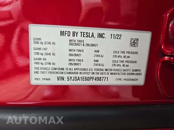 2023 Tesla Model S Plaid - miniatura 2