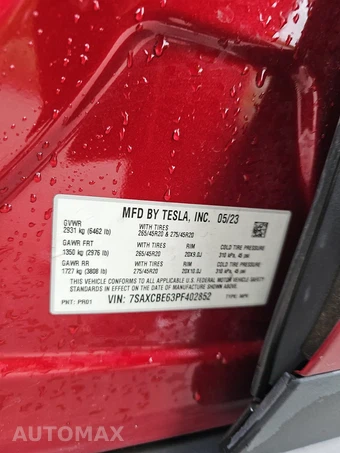 2023 Tesla Model X Plaid - miniatura 15