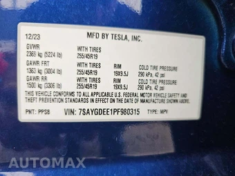 2023 Tesla Model Y Long Range - miniatura 5
