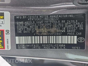 2023 Toyota Camry Hybrid LE - miniatura 5
