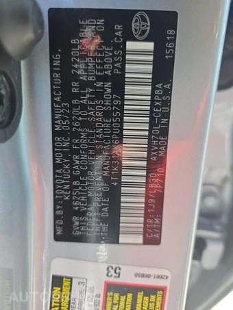 2023 Toyota Camry Hybrid XSE - miniatura 2