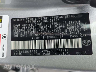 2023 Toyota Camry LE - miniatura 5