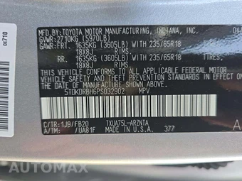 2023 Toyota Highlander LE - miniatura 5