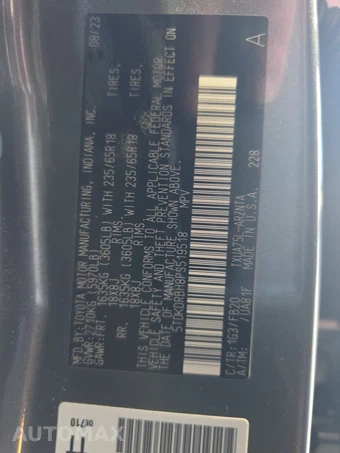 2023 Toyota Highlander LE – miniatura 15