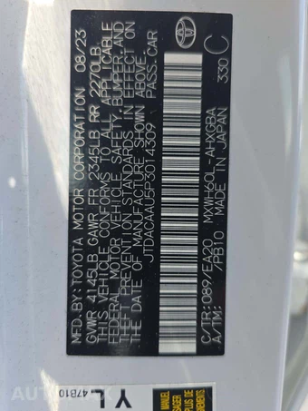2023 Toyota Prius XLE - miniatura 2