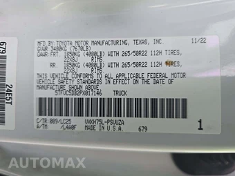 2023 Toyota Tundra Hybrid Capstone Crew Cab Short Bed - miniatura 2