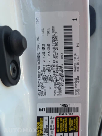 2023 Toyota Tundra Hybrid Limited Crew Cab Short Bed - miniatura 14