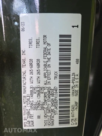 2023 Toyota Tundra Limited Crew Cab Short Bed - miniatura 11