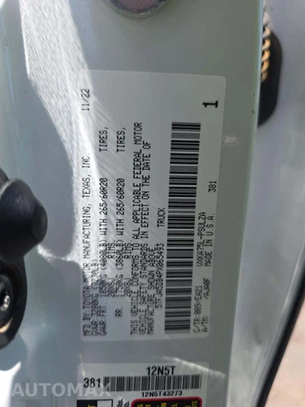 2023 Toyota Tundra Limited Crew Cab Short Bed - miniatura 5