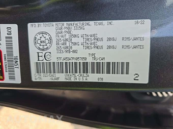 2023 Toyota Tundra Limited Extended Cab Medium Bed - miniatura 5