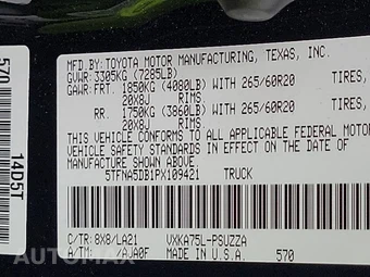 2023 Toyota Tundra Platinum Crew Cab Short Bed - miniatura 14