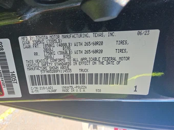 2023 Toyota Tundra Platinum Crew Cab Short Bed - miniatura 14