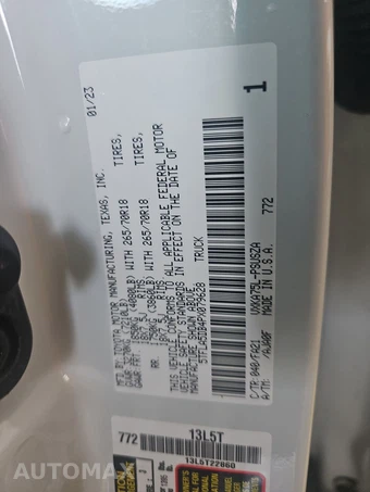 2023 Toyota Tundra SR5 Crew Cab Short Bed - miniatura 14
