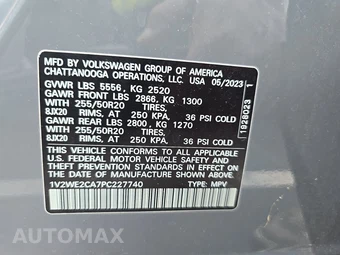 2023 Volkswagen Atlas Cross Sport 3.6L V6 SE w/Technology - miniatura 14