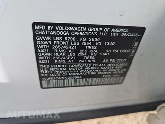 2023 Volkswagen Atlas Cross Sport 3.6L V6 SEL Premium R-Line - miniatura 14