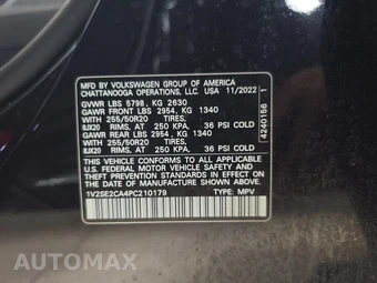 2023 Volkswagen Atlas Cross Sport 3.6L V6 SEL R-Line Black - miniatura 11