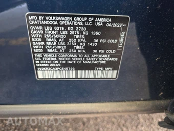 2023 Volkswagen Atlas V6 SE w/Technology - miniatura 15
