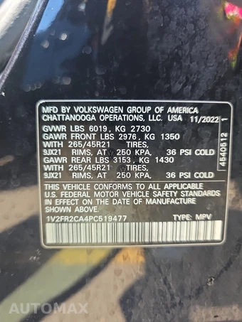 2023 Volkswagen Atlas V6 SEL Premium R-Line - miniatura 21