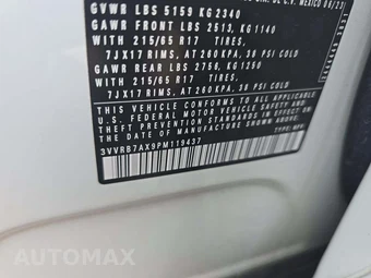 2023 Volkswagen Tiguan S – miniatura 2