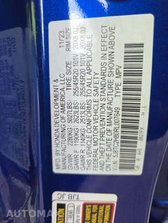 2024 Acura RDX w/A-Spec Advance Pkg - miniatura 5