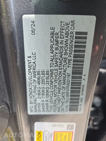 2024 Acura TLX w/Technology Pkg – miniatura 14