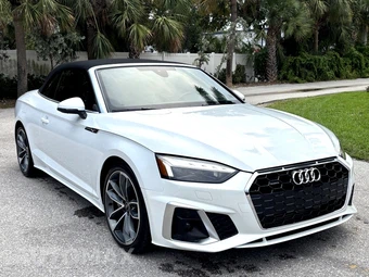 2024 Audi A5 Cabriolet S line Prestige Convertible 45 TFSI - samochód z USA z aukcji Manheim, oferta Kup Teraz w AUTOMAX