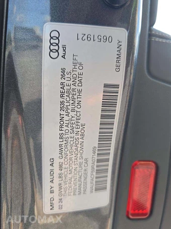 2024 Audi A5 Sportback S line Premium Plus Sedan 45 TFSI - miniatura 2