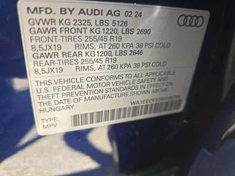 2024 Audi Q3 S line Premium Plus 45 TFSI - miniatura 2