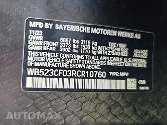 2024 BMW iX Sports Activity Vehicle xDrive50 - miniatura 14