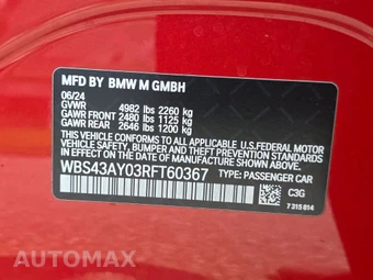 2024 BMW M3 Sedan Competition xDrive - miniatura 23