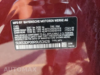 2024 BMW X3 xDrive30i M SPORT LINE - miniatura 21