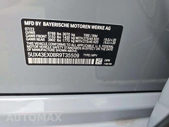 2024 BMW X6 Sports Activity Coupe M60i xDrive - miniatura 5