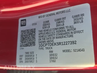 2024 Chevrolet Colorado Z71 Crew Cab Medium Bed 4Z7 - miniatura 14