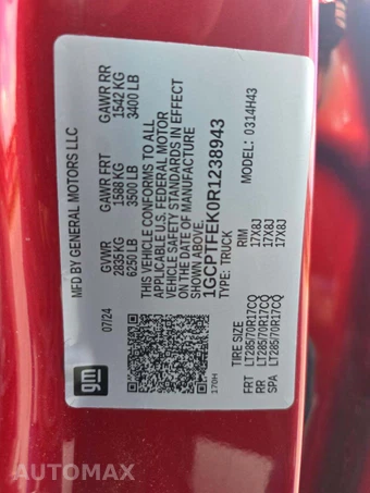 2024 Chevrolet Colorado ZR2 Crew Cab Medium Bed 4ZR - miniatura 2
