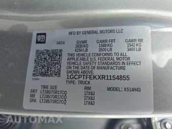 2024 Chevrolet Colorado ZR2 Crew Cab Medium Bed 4ZR - miniatura 14