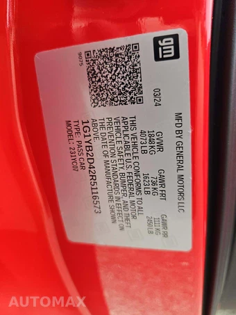2024 Chevrolet Corvette Stingray Coupe 2LT - miniatura 2