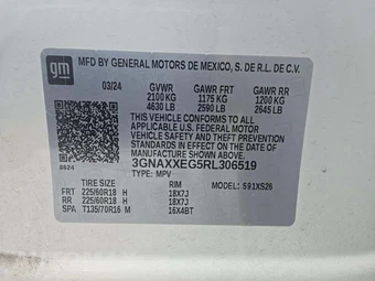 2024 Chevrolet Equinox Premier 1LZ - miniatura 2