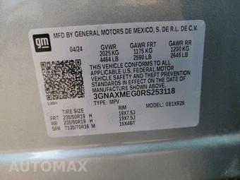 2024 Chevrolet Equinox RS 1RS - miniatura 21
